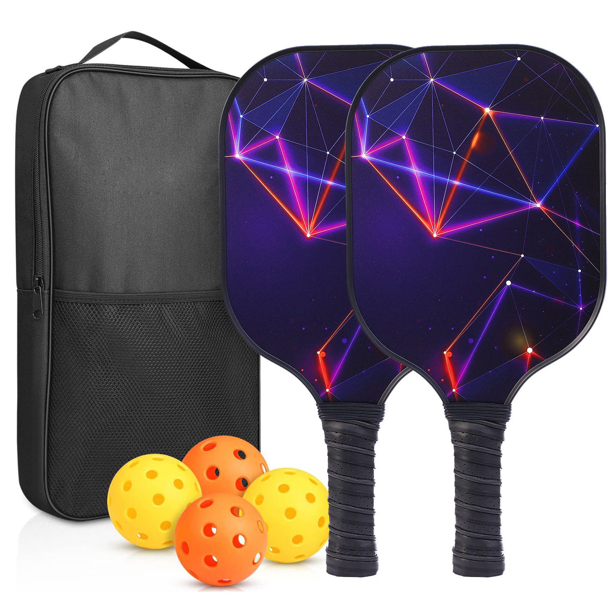 Carbon Fiber Pickleball Paddles Complete