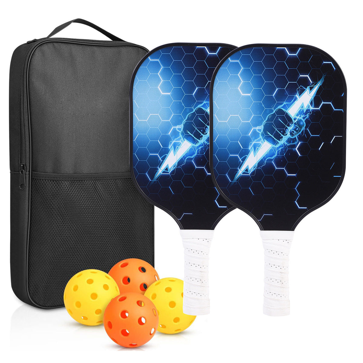 Carbon Fiber Pickleball Paddles Complete